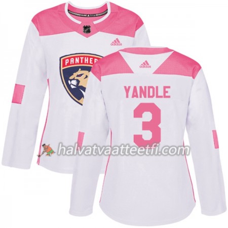 Naisten NHL Florida Panthers Pelipaita Keith Yandle 3 Adidas 2017-2018 Valkoinen Vaaleanpunainen Fashion Authentic Naisten NHL Florida Panthers Pelipaita Keith Yandle 3 Adidas 2017-2018 Valkoinen Vaaleanpunainen Fashion Authentic